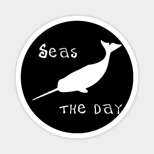 Seas the Day Narwhal Magnet